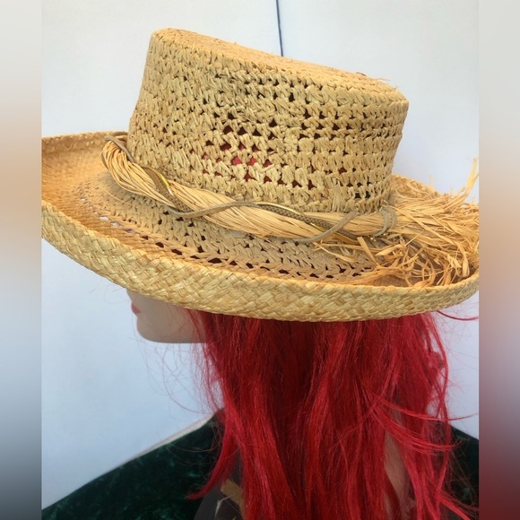 Vintage Straw Hat Kentucky Derby Women’s Hat by Sonni - Picture 2 of 10